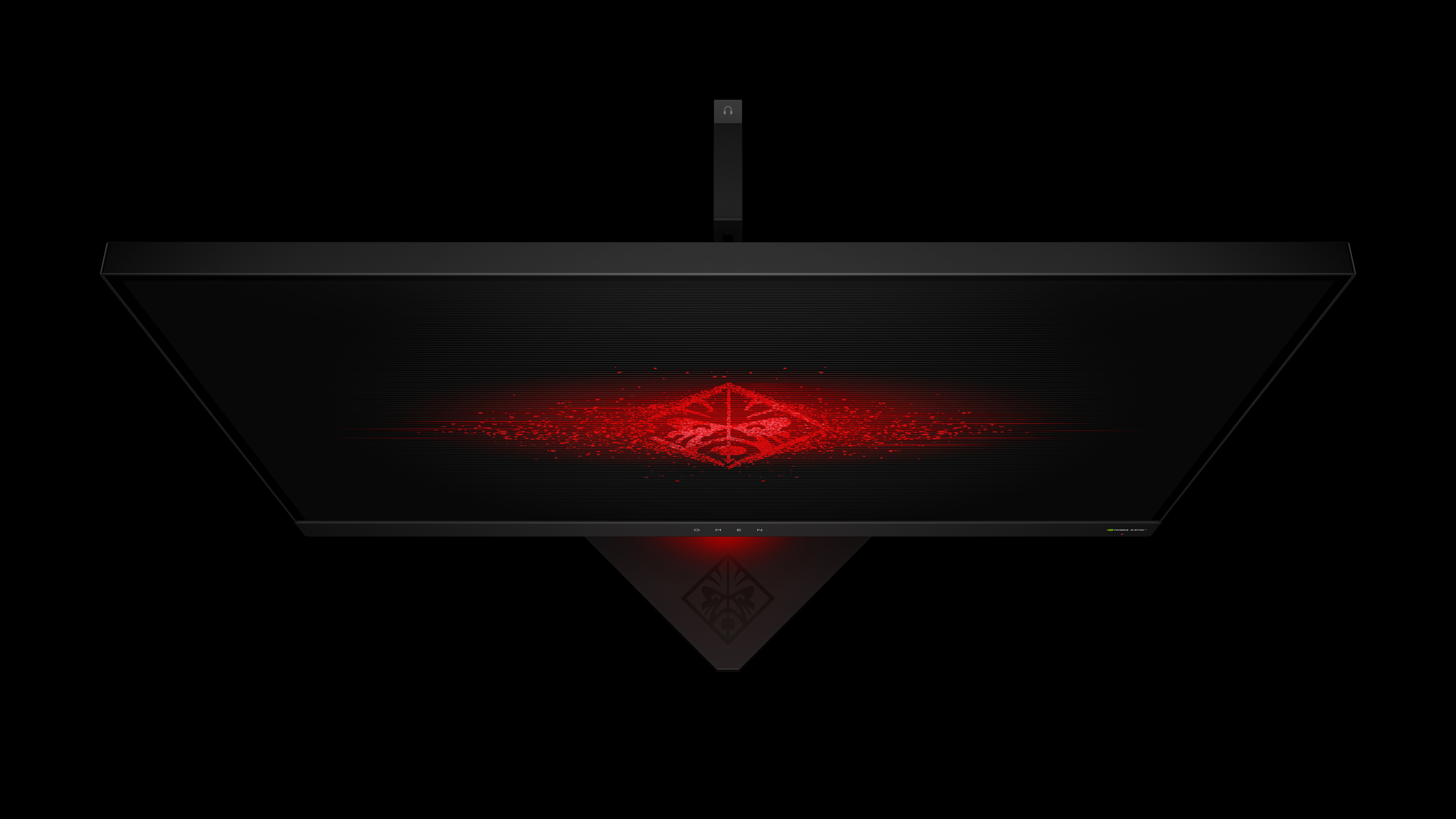 HP Gaming Monitor Omen 27 Zoll LED WQHD TN-Panel - Ausstellungsstück 27 Zoll Monitor, WQHD, 1,8 ms Reaktionszeit, 350 cd/m², Schwarz
