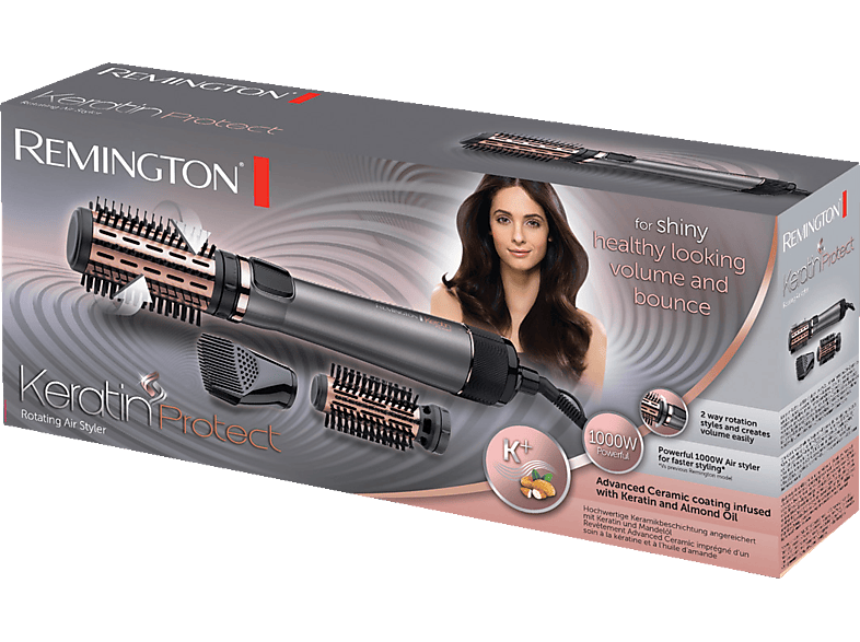 Remington AS8810 Rotierender Warmluftbürste Grau/ Rosé, 1000 Watt — Foto 2 von 5