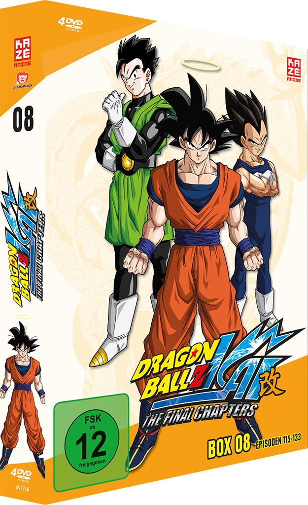 Dragon Ball Z DVD-Box-Set mit Anime-Charakteren und der Nummer 08.