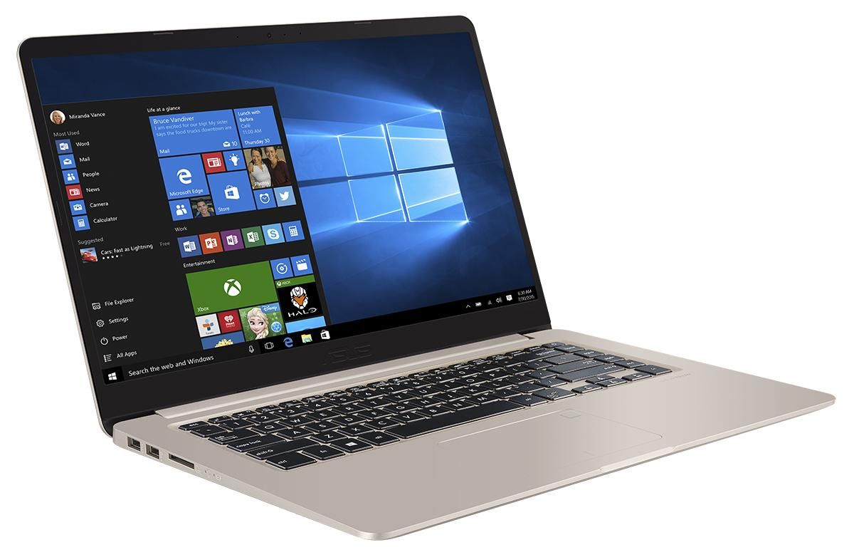 ASUS Notebook VivoBook S15 S510UQ-BQ182T, gold (90NB0FM1-M05170) Notebook, 15,6 Zoll, Full-HD, Intel® Core™ i7-7500U Prozessor
(4MB Cache, bis zu 3.50 GHz), 8 GB, 256 GB SSD