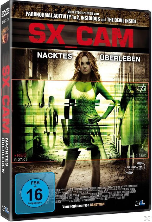 DVD-Cover mit einer Frau, Text und Horror-Thema.