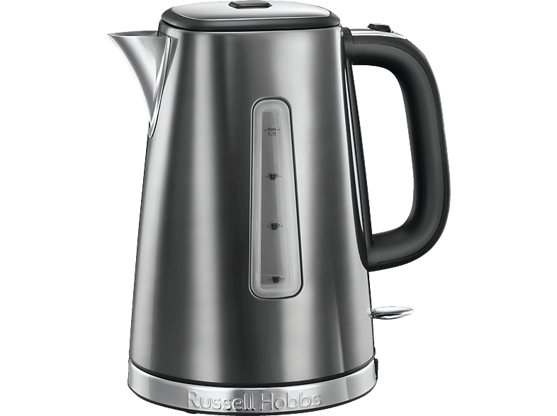 RUSSELL HOBBS 23211-70 Luna Moonlight Grey Wasserkocher, Grau/Schwarz