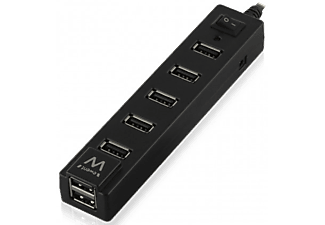 EMINENT USB-Hub USB 2.0 7-poorts + schakelaar (EW1130)