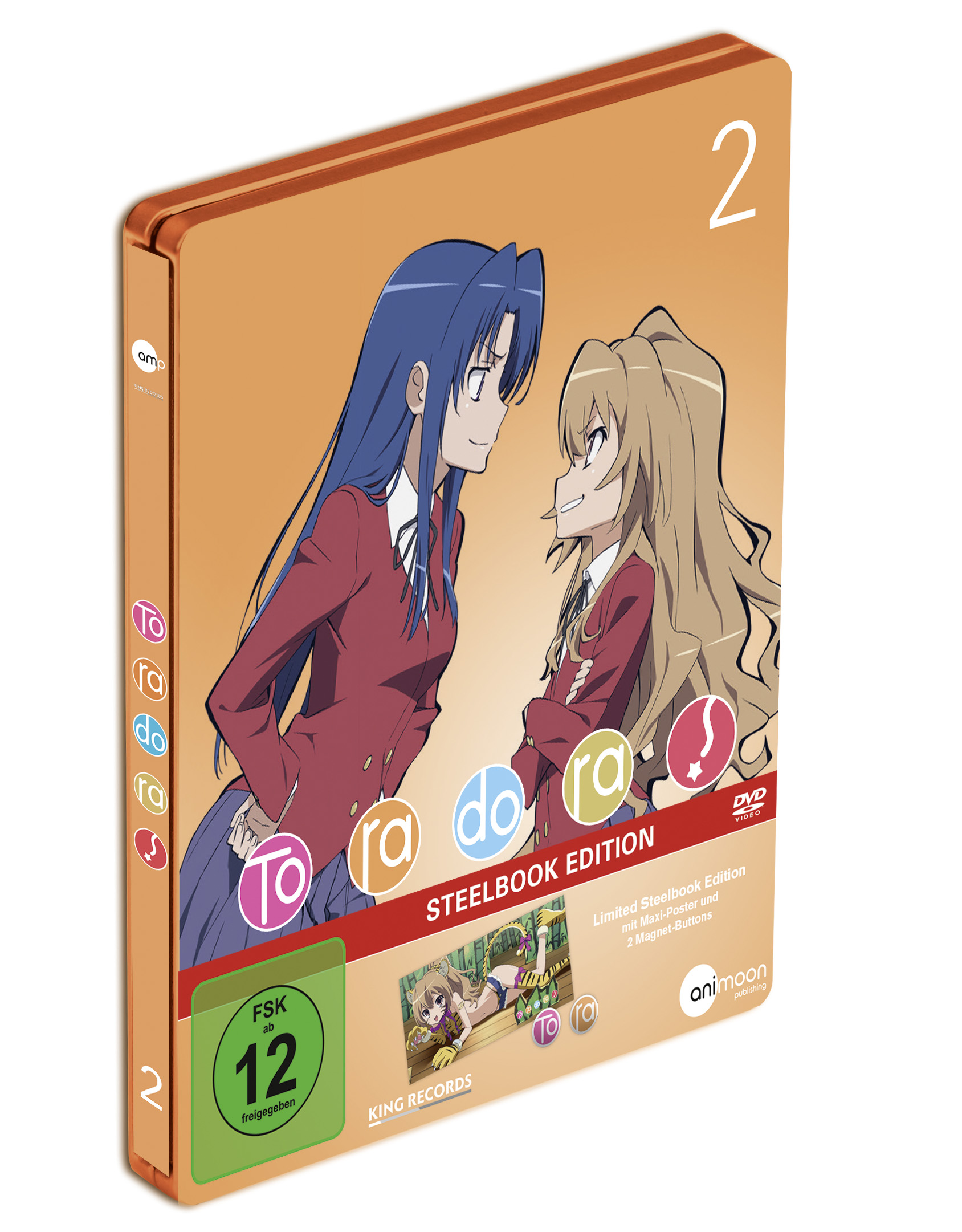Toradora!-Vol.2 (Limited Steelbook) DVD