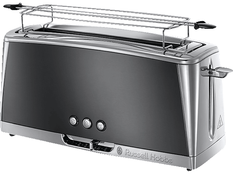 ontspannen Welkom Kabelbaan Toaster RUSSELL HOBBS 23251-56 Luna Moonlight Grey Toaster Edelstahl/Grau  (1420 Watt, Schlitze: 1) Edelstahl/Grau | MediaMarkt