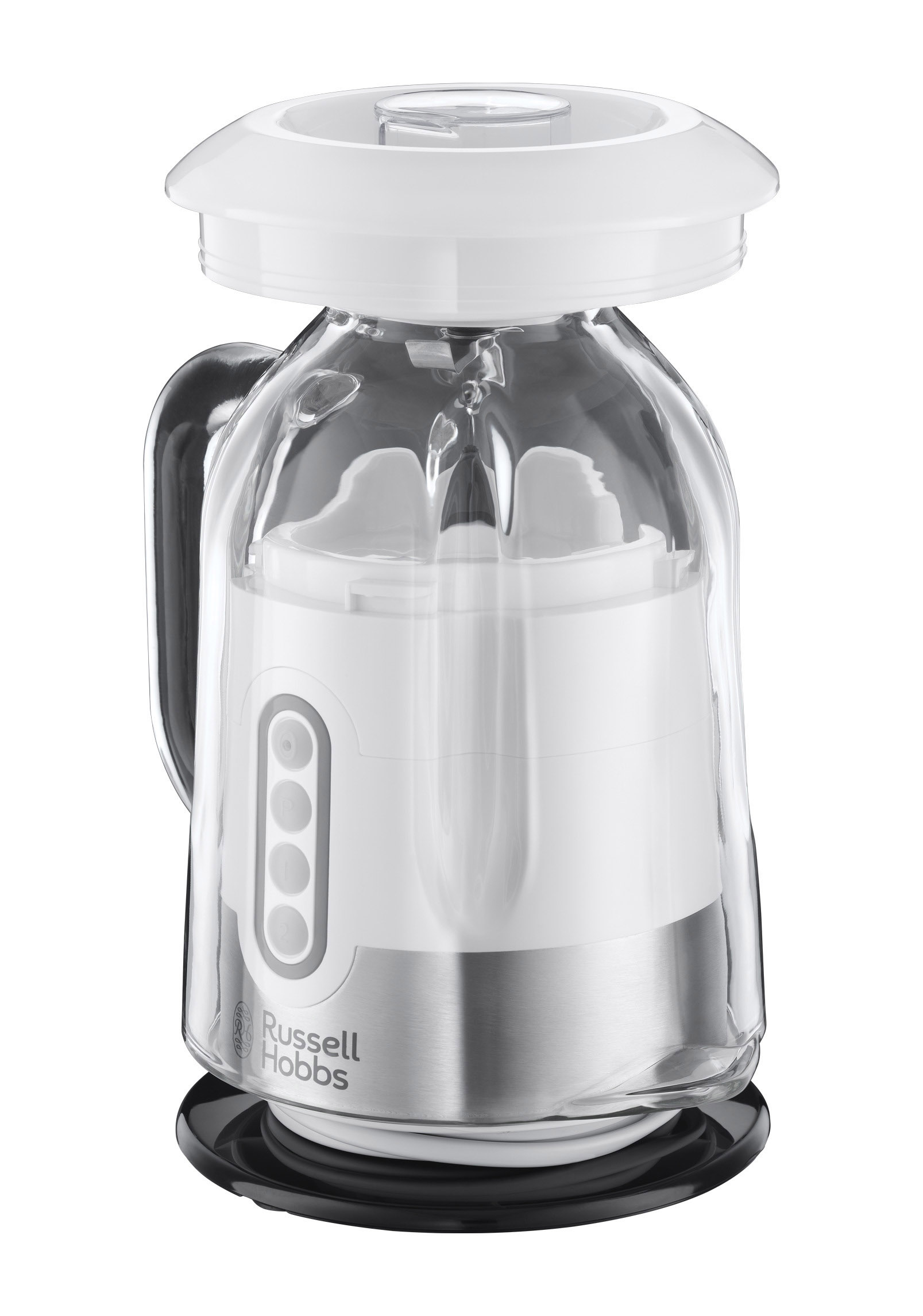 RUSSELL HOBBS 22990-56 EasyPrep Standmixer Weiß/Edelstahl/Schwarz (850 Watt, 1.7 l)