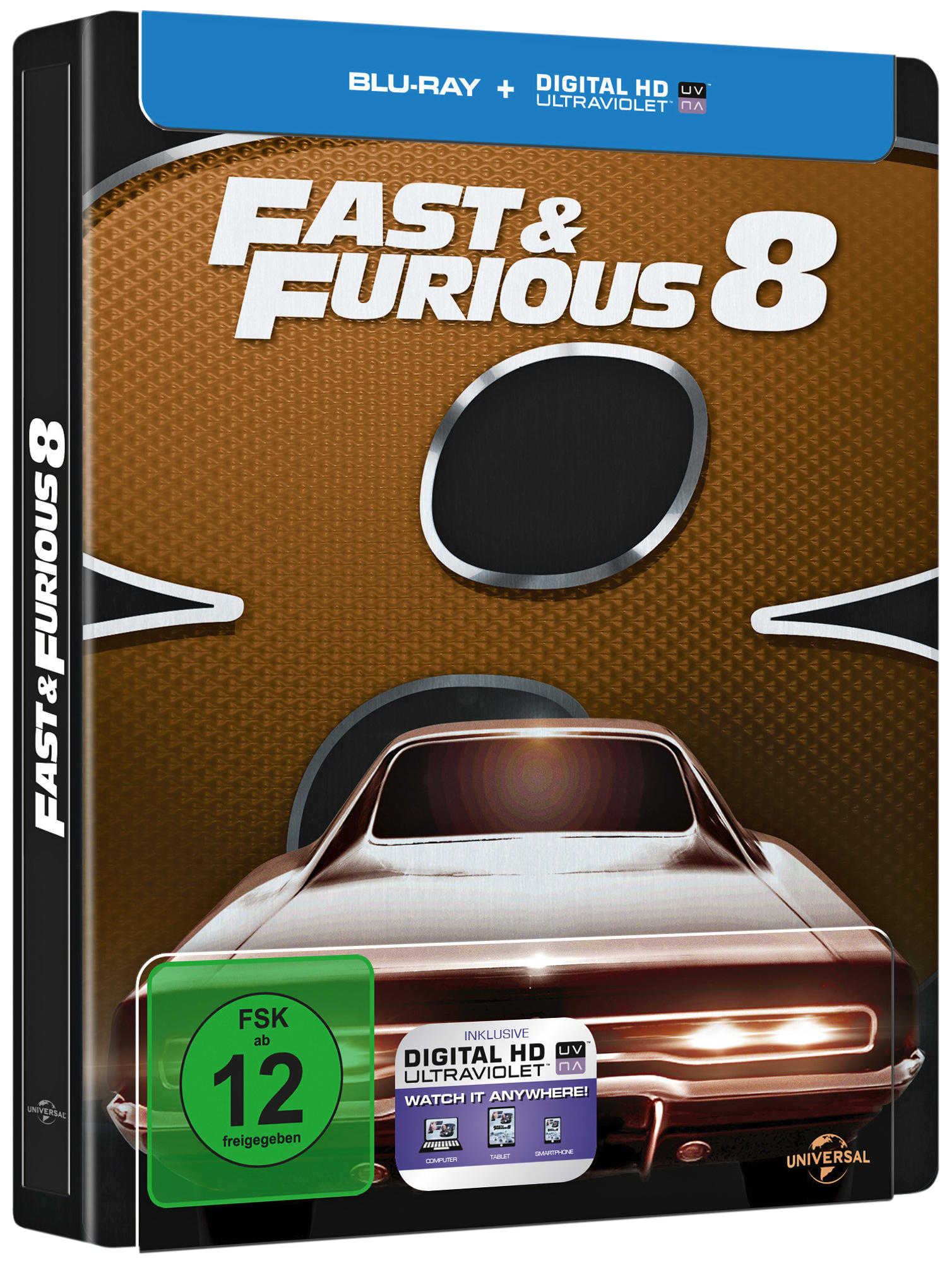 Fast & Furious 8 Steelbook exklusiv Blu-ray