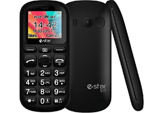 ESTAR S17 Senior Phone fekete kártyafüggetlen mobiltelefon