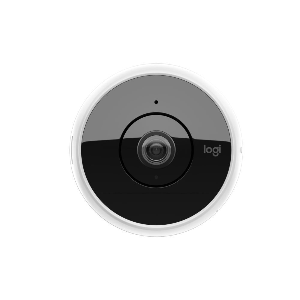LOGITECH Überwachungskamera Circle 2, kabellos, Indoor/Outdoor (961-000420)  Überwachungskamera (Nachtsichtfunktion, Weiß)