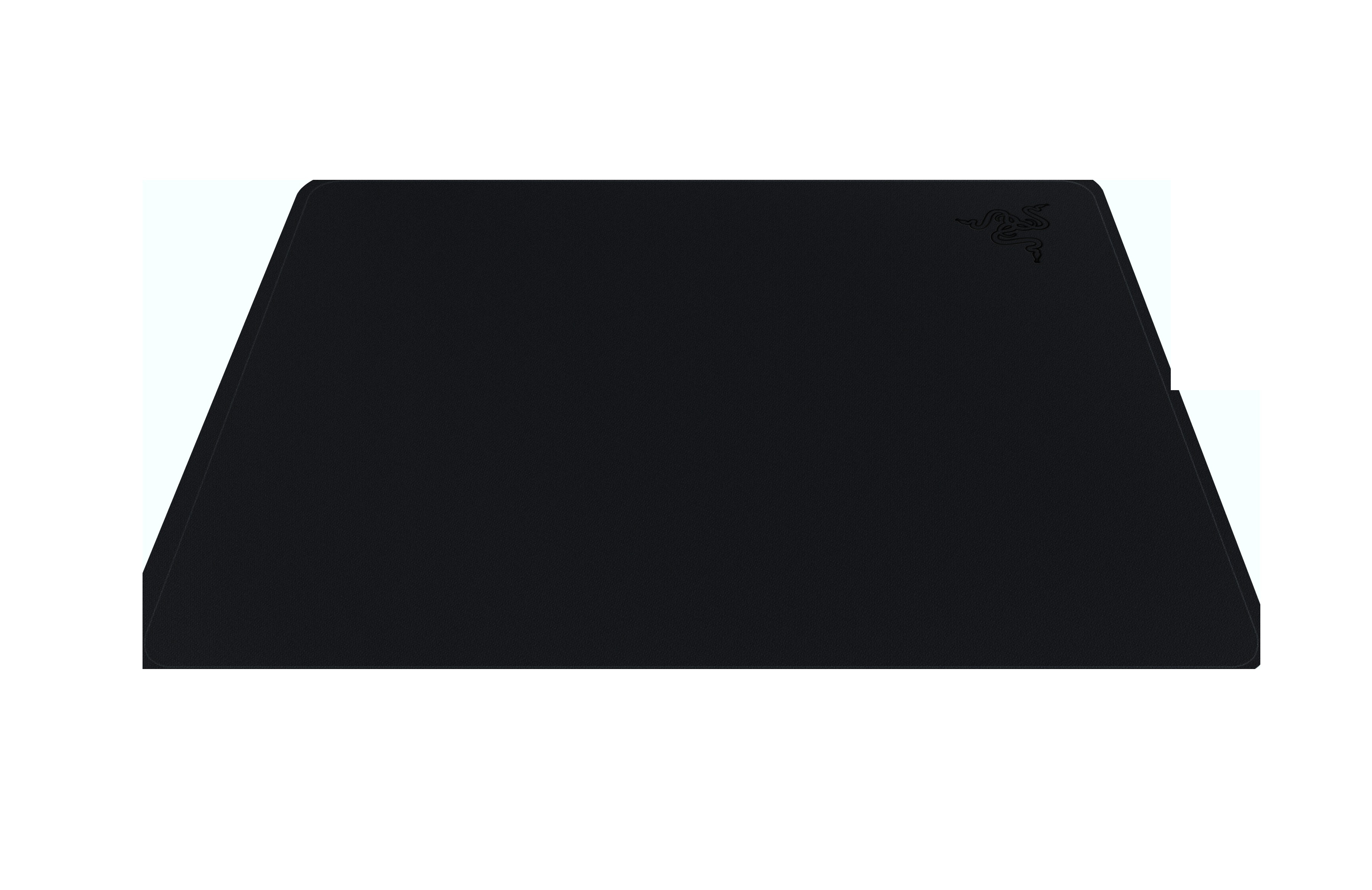 Schwarzes Razer-Mauspad mit Razer-Logo, eckiges Design, weißer Hintergrund.