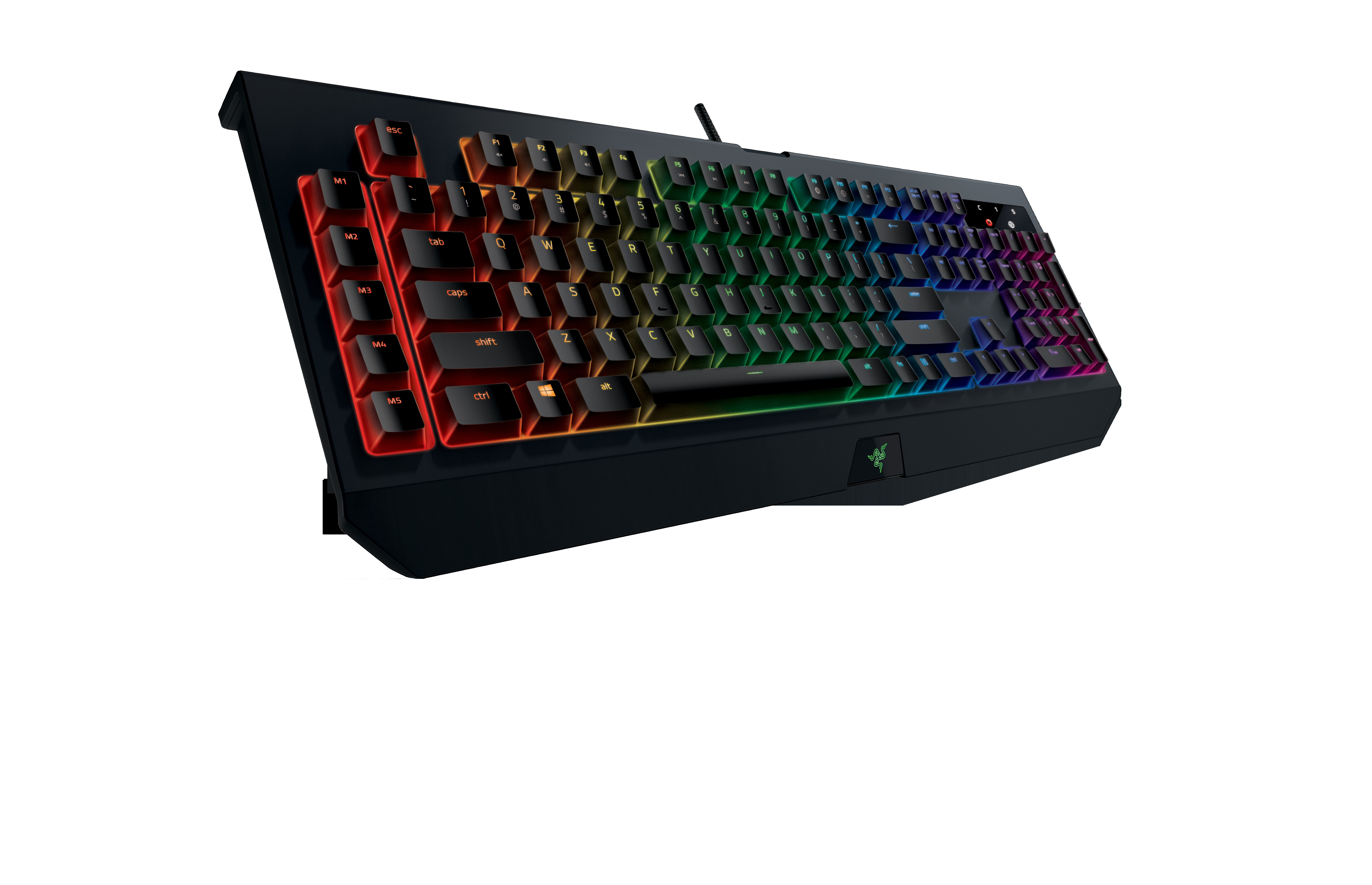 RAZER BlackWidow Chroma V2, Gaming Tastatur, Mechanisch, Razer Yellow, kabelgebunden, Schwarz