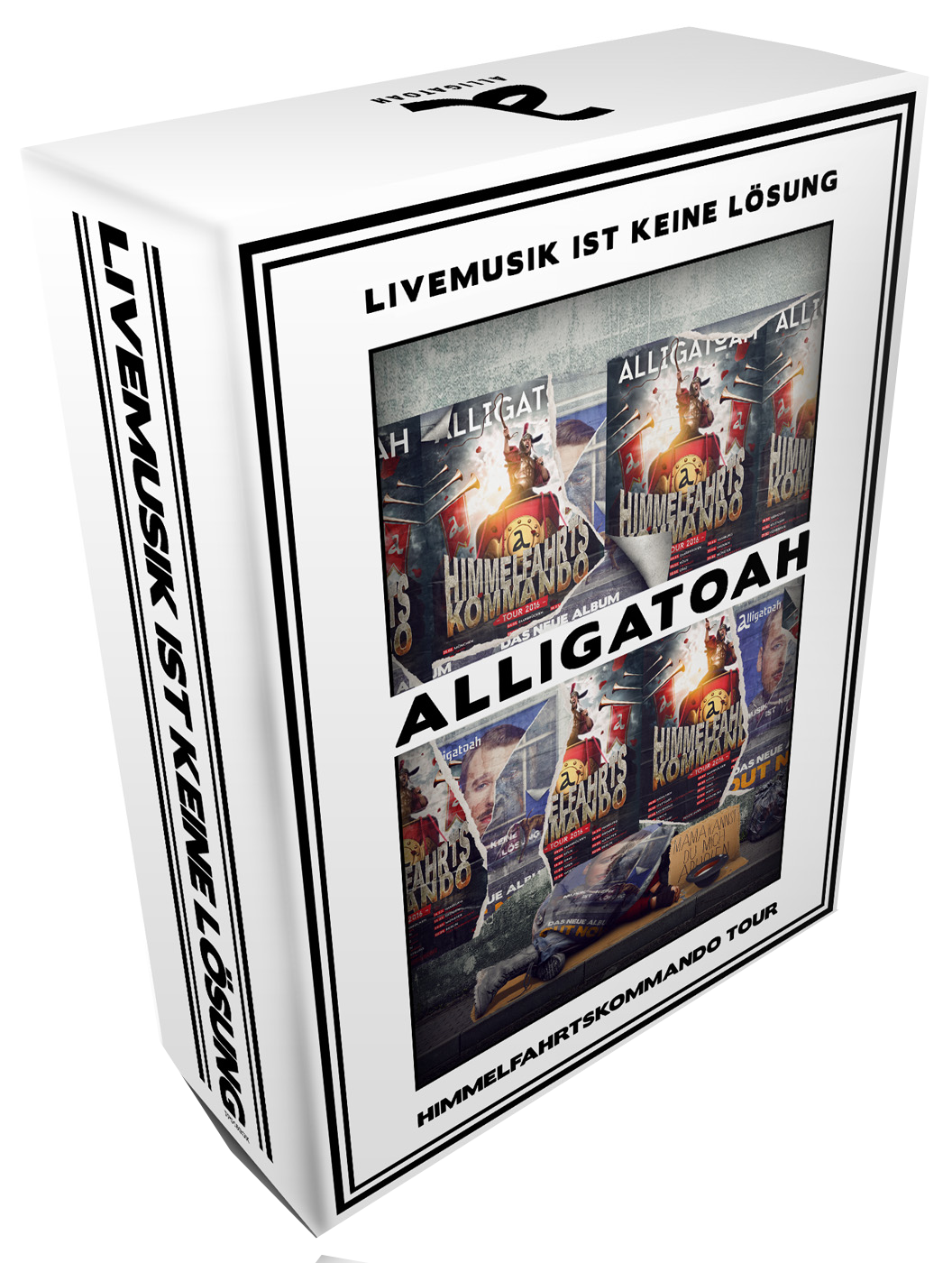 Alligatoah Tour - Fanbox) + DVD (Ltd. (3CD+DVD+T-Shirt) Livemusik Ist Keine - Video) Himmelfahrtskommando Lösung - Alligatoah - (CD