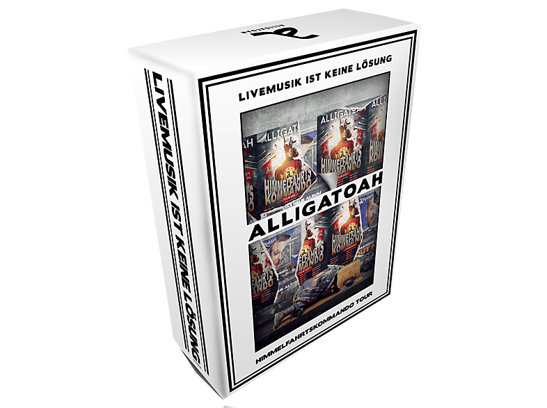 Alligatoah - Alligatoah - Livemusik Ist Keine Lösung - Himmelfahrtskommando Tour (Ltd. Fanbox) (3CD+DVD+T-Shirt)  - (CD + DVD Video)