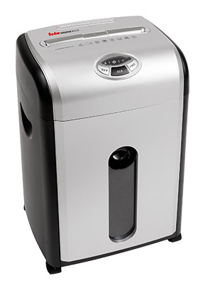 GEHA Office M10CD Aktenvernichter, Schwarz/Silber