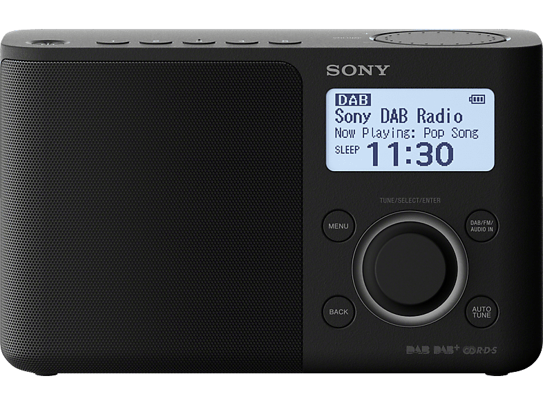SONY XDR-S61D DAB+ Radio, FM, DAB, DAB+, Schwarz digital