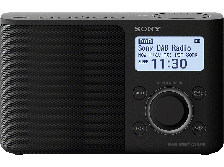 SONY XDRS61D DAB+ Radio, digital, FM, DAB+, DAB, Schwarz DAB/DAB+
