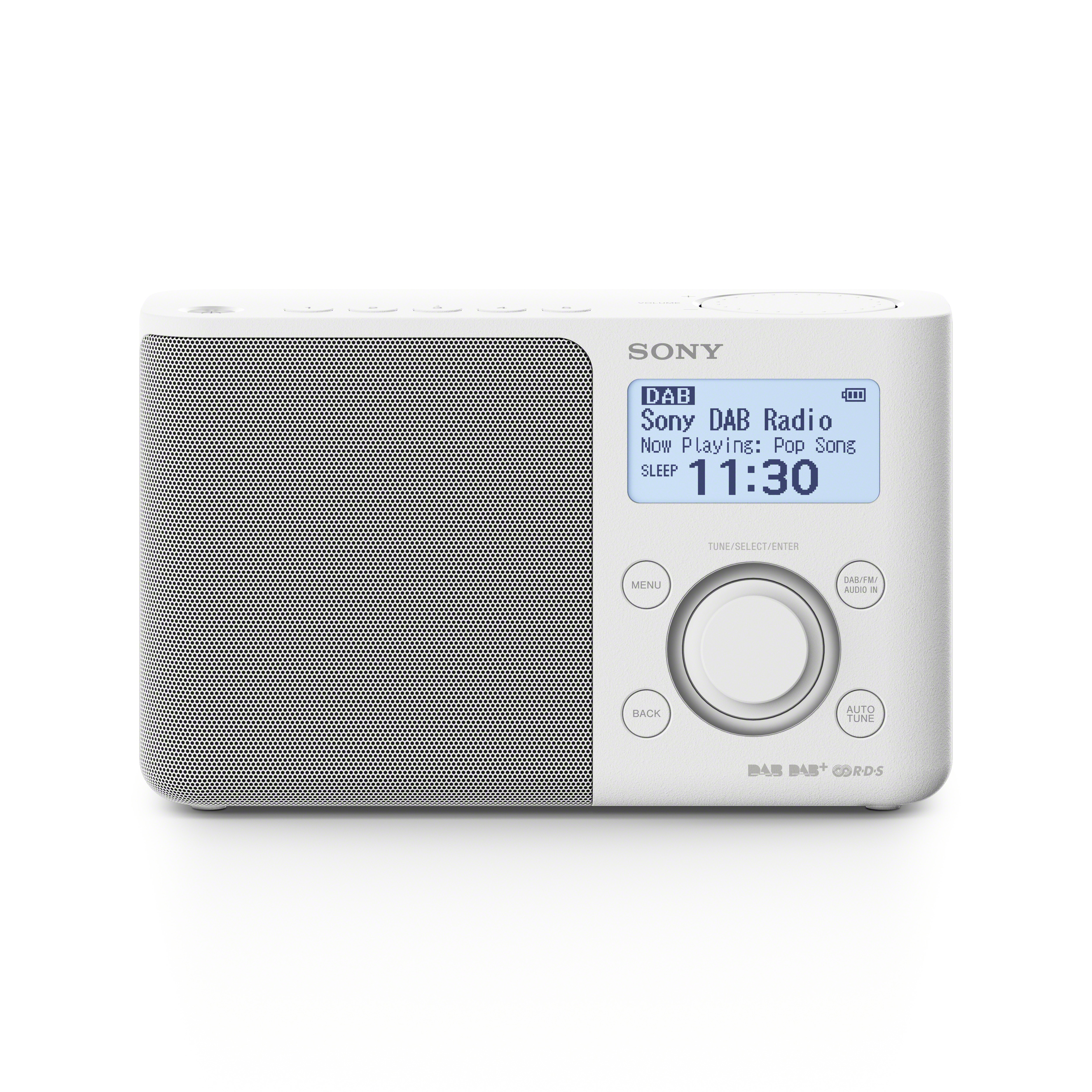 SONY XDR-S61D DAB+ Radio, FM, Weiß digital, DAB, DAB