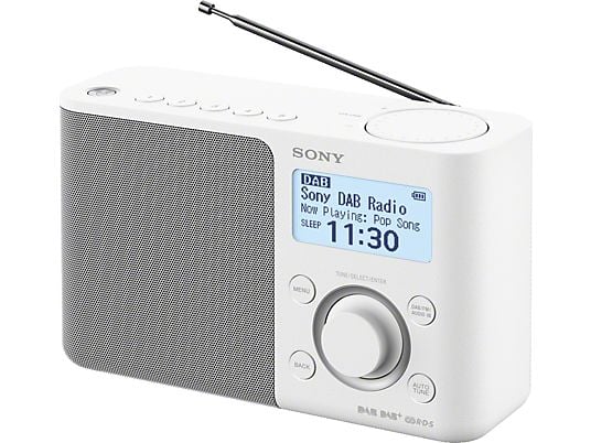 SONY XDR-S61DW - Digitalradio (DAB+, FM, Weiss)