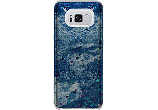 SPADA Liquid Glitter, Backcover, Samsung, Galaxy S8, Blau