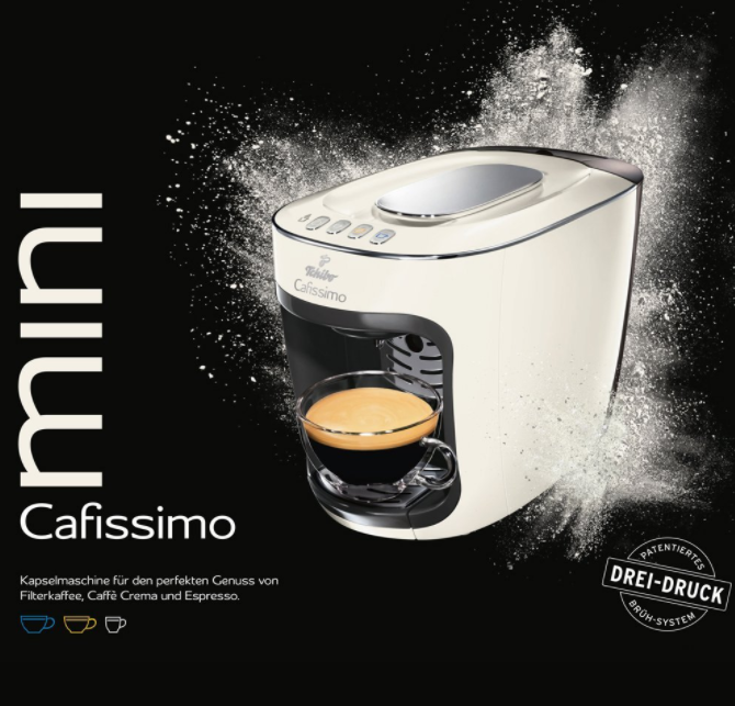 TCHIBO Cafissimo Mini kapszulás kávéfőző, fehér