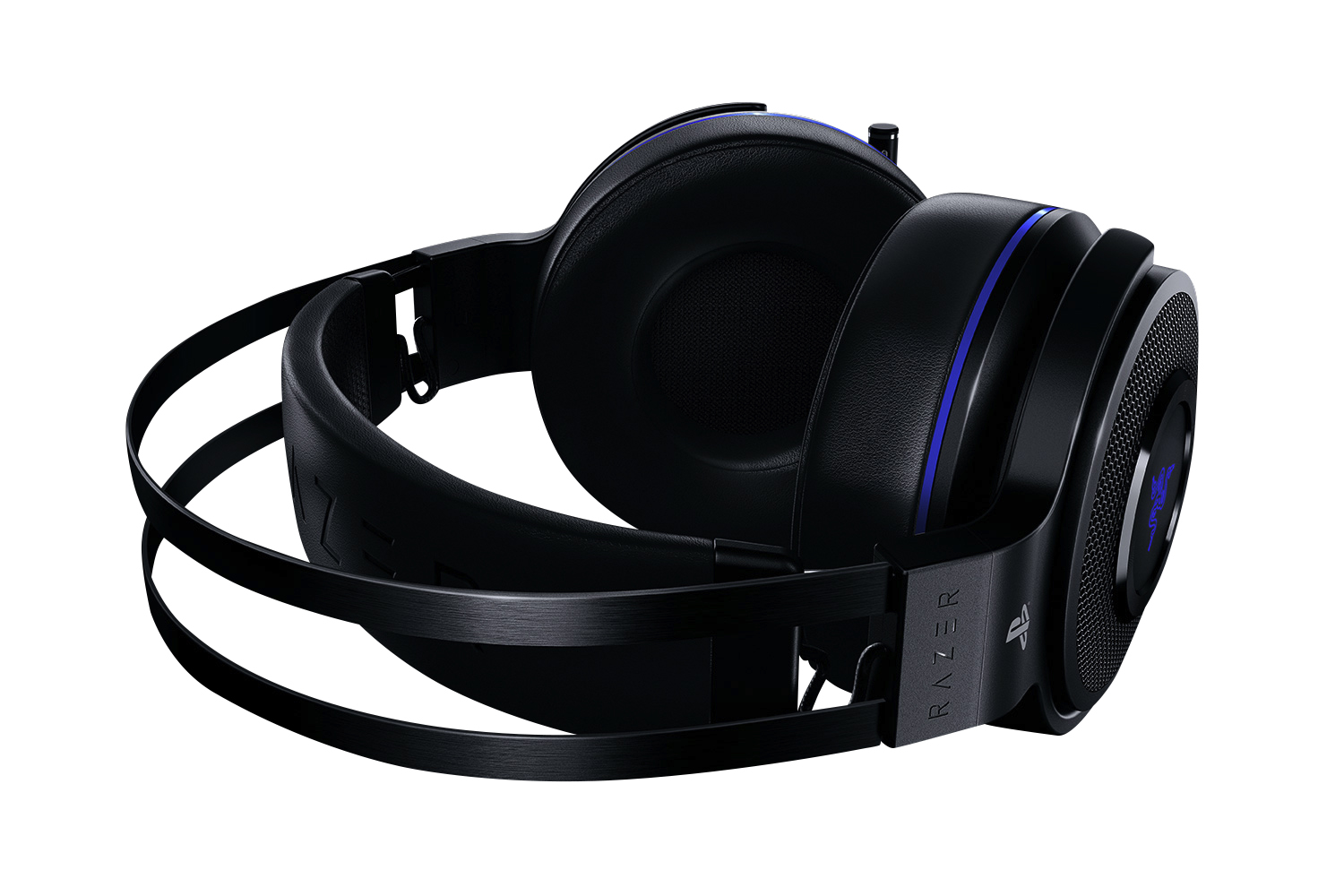 RAZER Razer Thresher Ultimate PS4, Over-ear Gaming Headset Schwarz/Blau