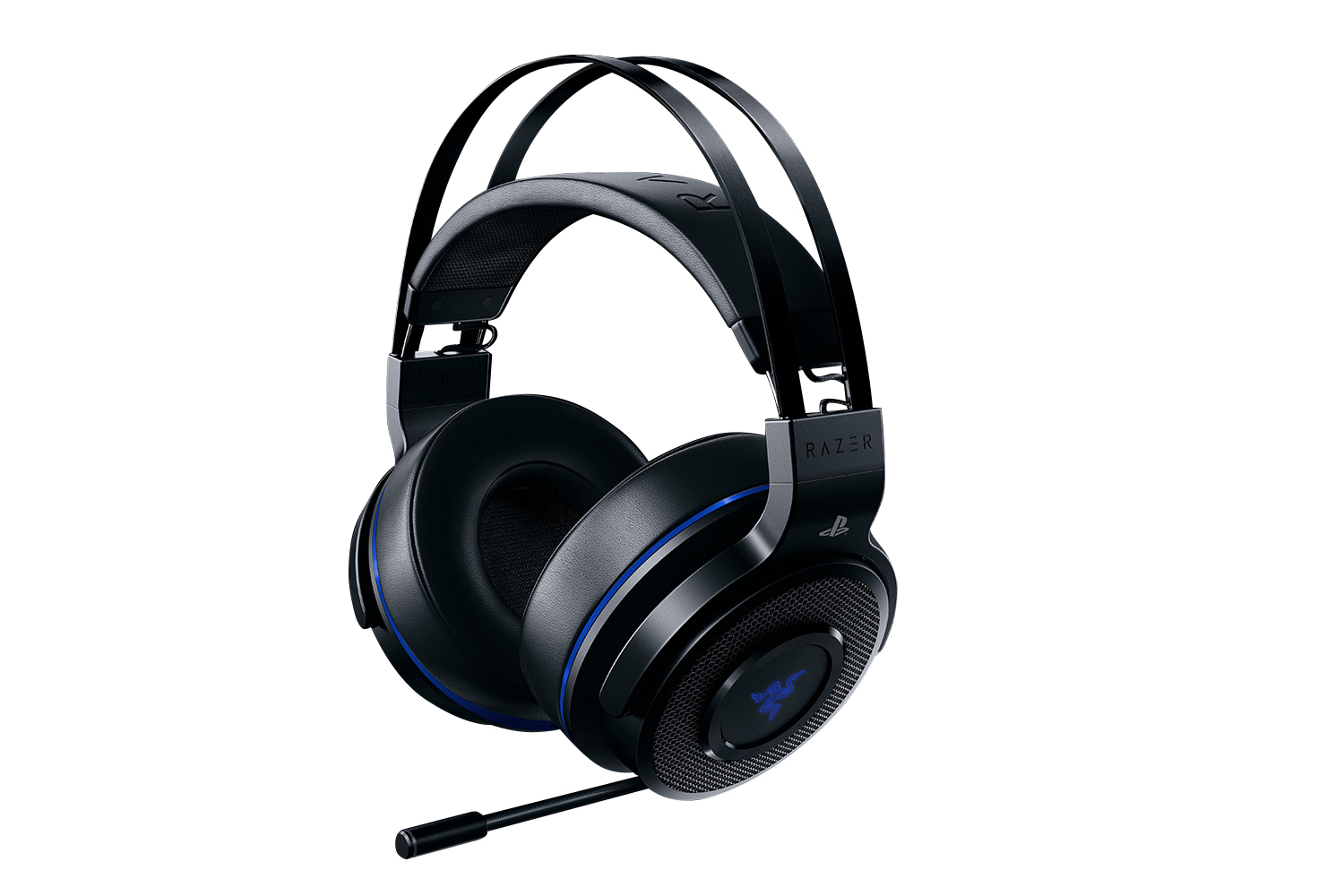 RAZER Razer Thresher Ultimate PS4, Over-ear Gaming Headset Schwarz/Blau