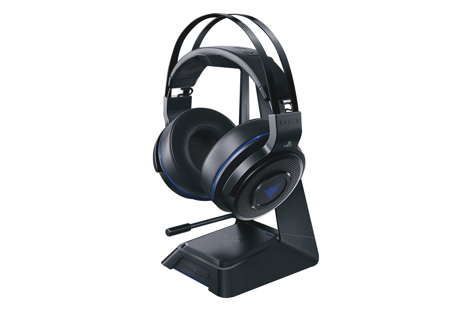 RAZER Razer Thresher Ultimate PS4, Over-ear Gaming Headset Schwarz/Blau