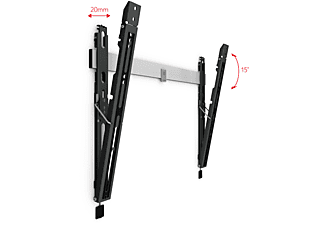 ONE FOR ALL WM 6621 Wandhalterung, max. 90 Zoll, Schwenkbar, Neigbar, Schwarz/Silber