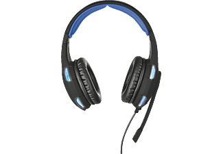 TRUST GXT 350 Radius 7.1 Surround, Over-ear Gaming Headset Schwarz/Blau