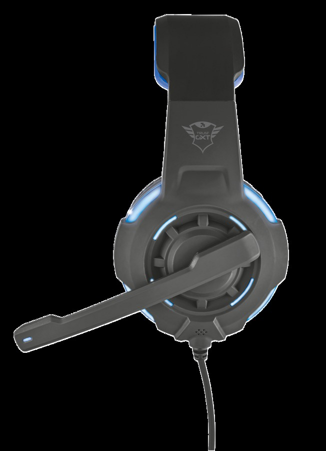 TRUST Gaming Headset GXT 350 Radius 7.1 schwarz/blau (22052)