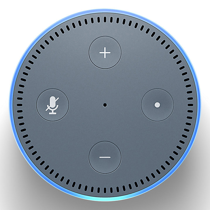 AMAZON Echo Dot 2. Generation Smart Speaker mit Sprachsteuerung, Weiß