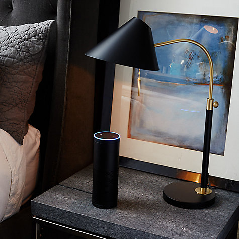 AMAZON Echo Sprachgesteuerter Lautsprecher, Schwarz