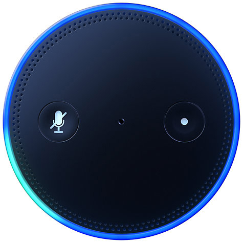 AMAZON Echo Sprachgesteuerter Lautsprecher, Schwarz