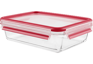 TEFAL K3010412 CLIP&CLOSE GLASS négyszögletű üvegtároló  1.3L