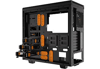 BE QUIET PC-Gehäuse Pure Base 600 mit Sichtfenster, schwarz/orange (BGW20)