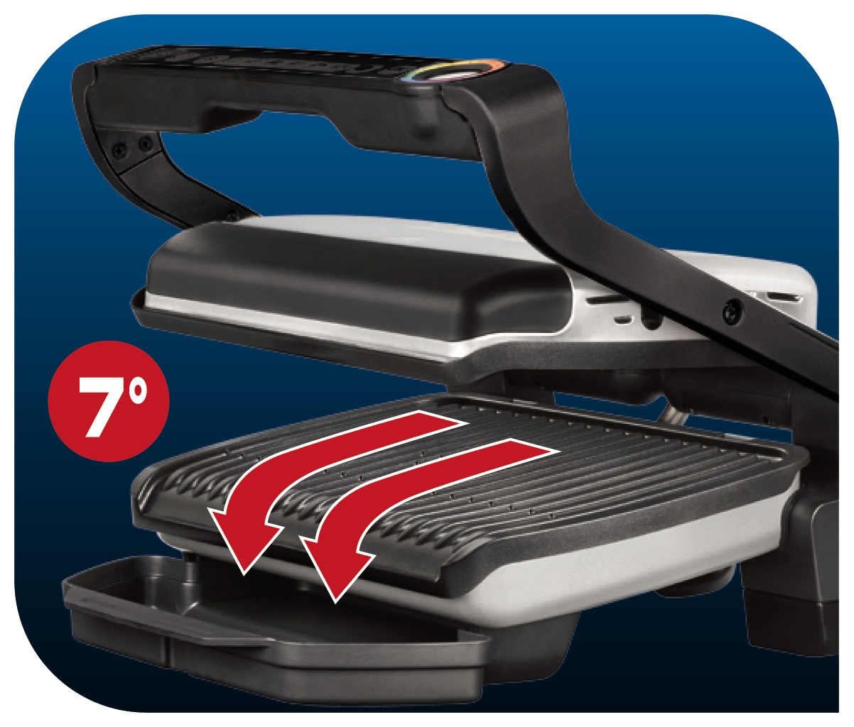 TEFAL GC730D Optigrill Smart Kontaktgrill