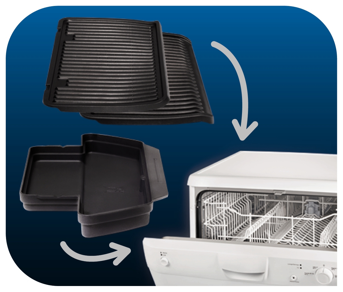 TEFAL GC730D Optigrill Smart Kontaktgrill