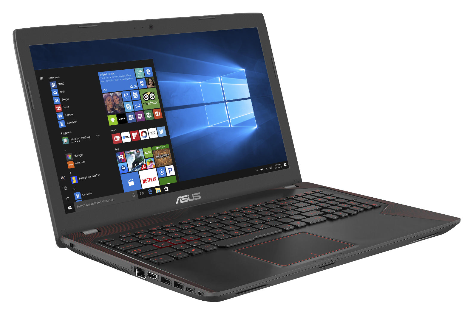 ASUS FX553VD-DM592T Intel Core i7-7700HQ 12GB 1 TB 4GB GDDR5 NVIDIA GTX 1050 Laptop