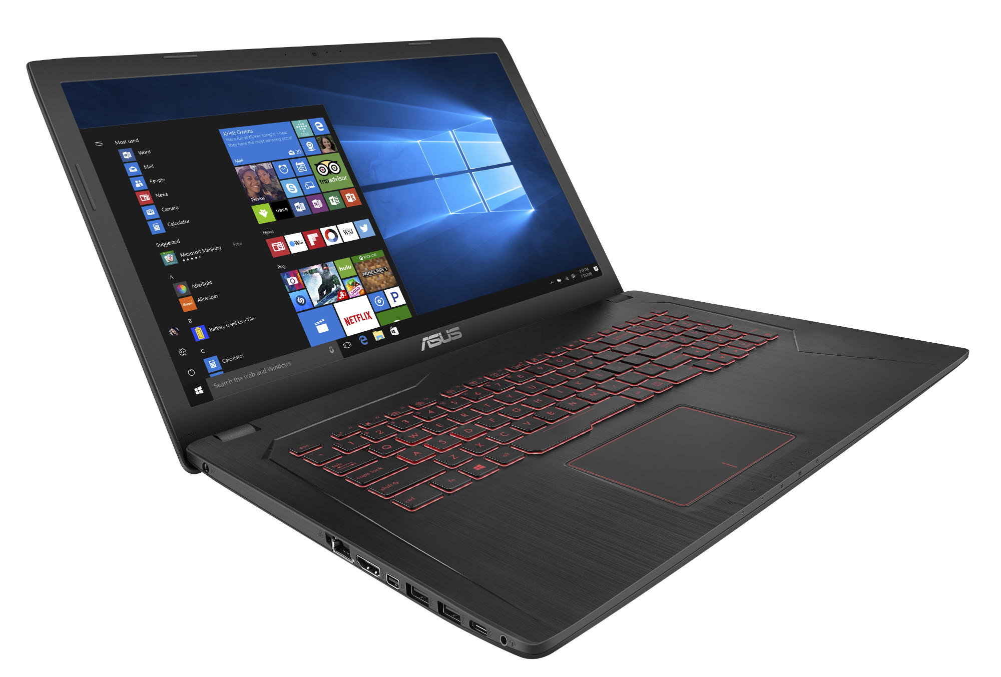 ASUS FX753VD-GC176T 17.3" Full HD 16GB  Intel Core i7-7700 Laptop