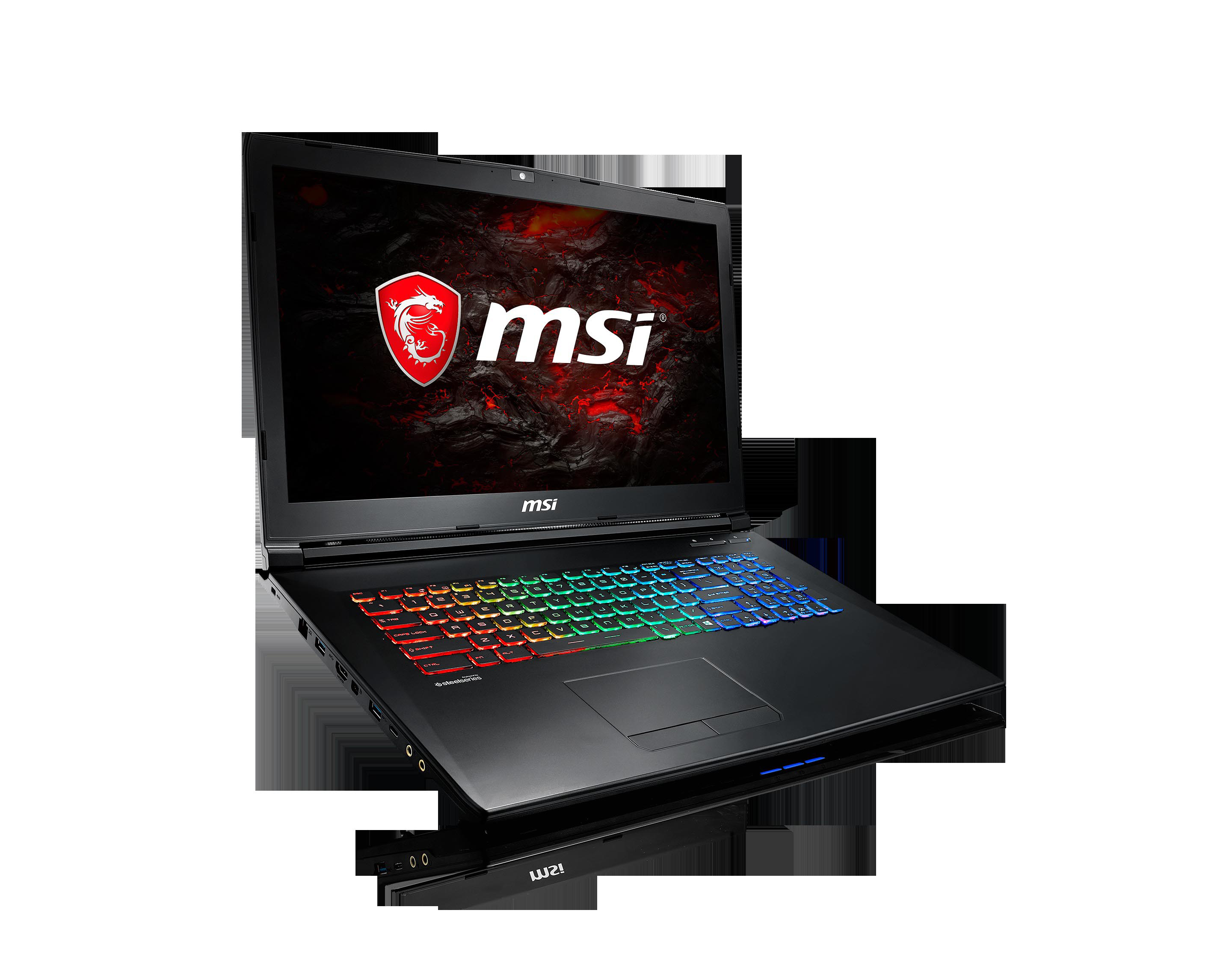 MSI GP72M 7RDX - 17,3 Zoll - Intel® Core™ i7 i7-7700HQ - 16 GB - 256 GB - NVIDIA GeForce® GTX 1050 - Windows 10 Home (64 Bit)
