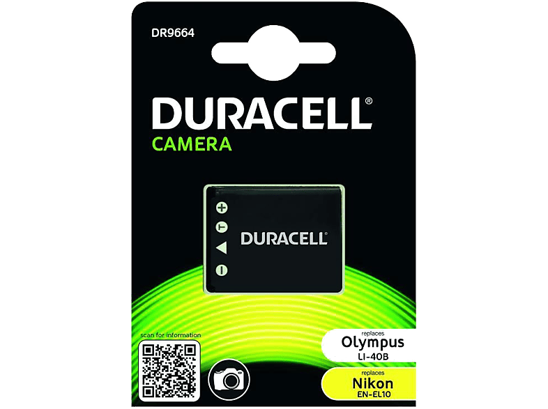 DURACELL Batterij DR9664 - Nikon EN-EL10 & Olympus LI-40B