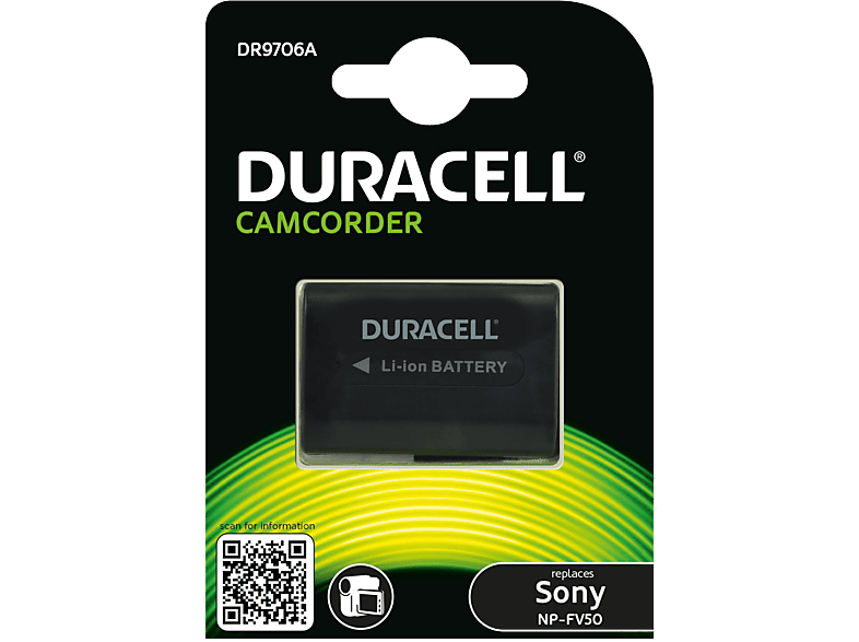 DURACELL Batterij DR9706A - Sony NP-FV50