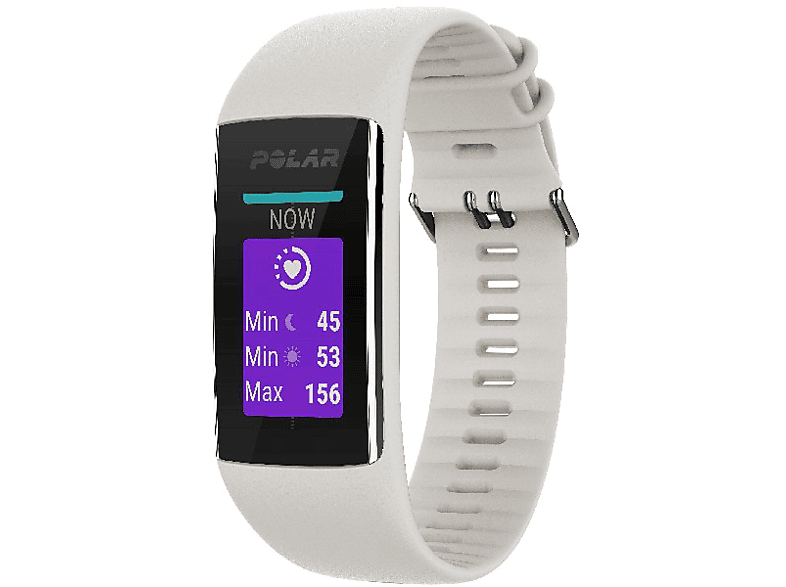 Pulsera de actividad Polar A370, Sumergible, GPS, Bluetooth, Talla M/L, Blanco