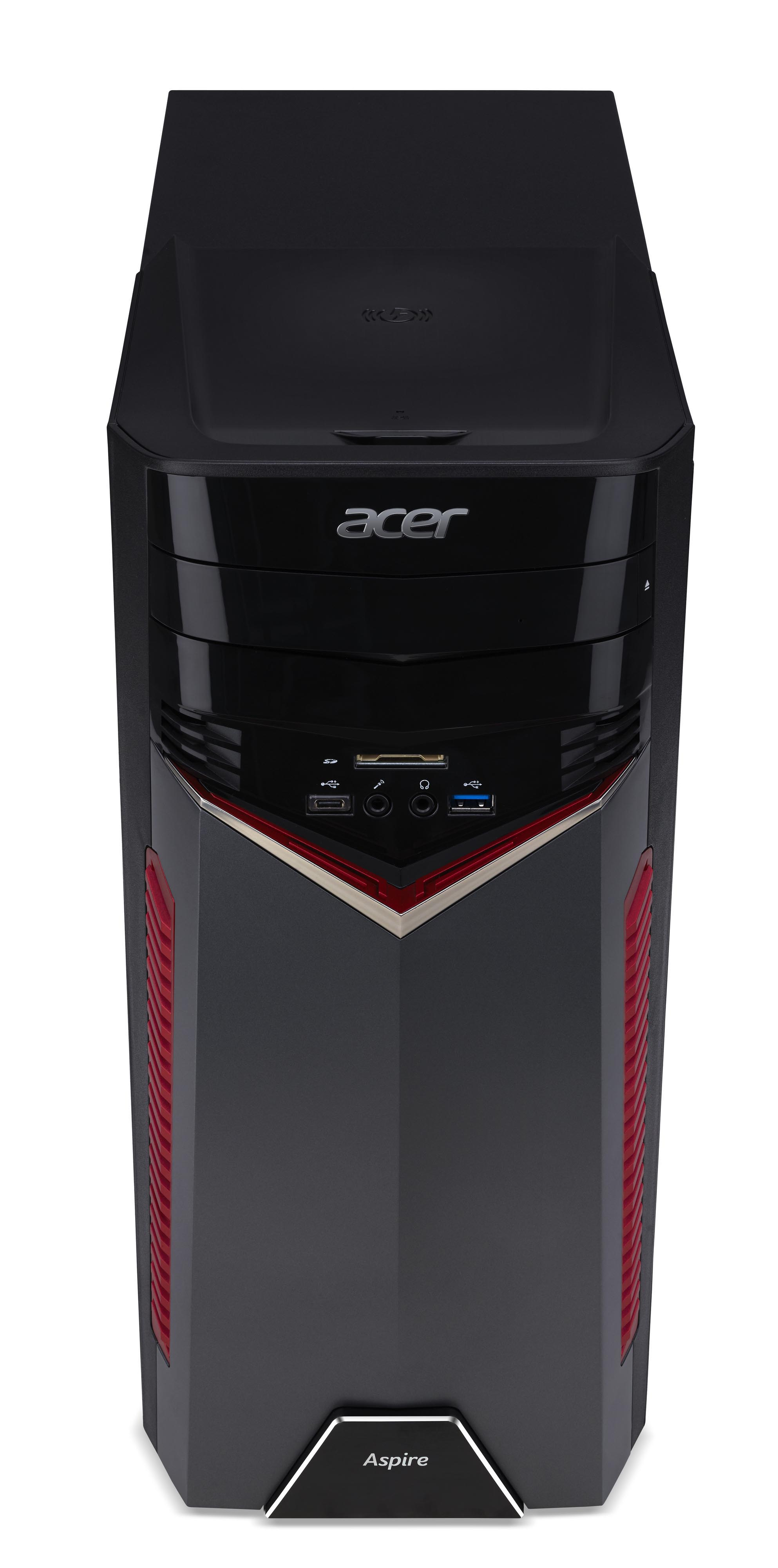 ACER Aspire GX-281 - AMD Ryzen™ 5 1400 - 16 GB - 1 TB - NVIDIA GeForce® GTX 1050 - Windows 10 Home (64 Bit)