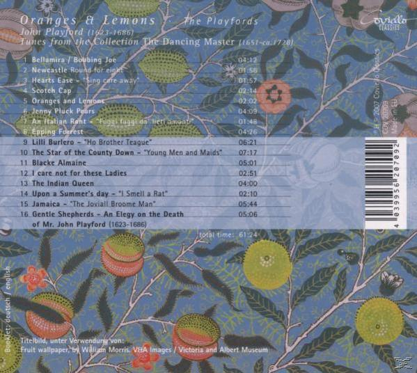 The Playfords - Oranges And Lemons-The English Dancing M  - (CD)
