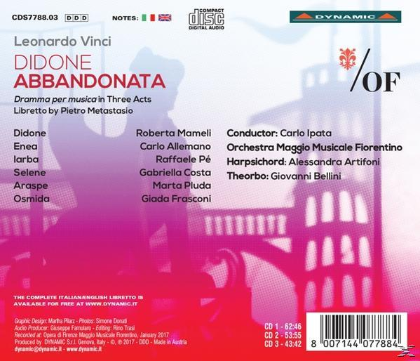 Mameli/Allemano/Pe/Costa/Pluda/Frasconi/Ipata/+ - Didone Abbandonata  - (CD)