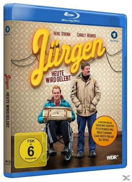 Ein Film-Blu-ray-Disc-Cover mit zwei Männern, einer im Rollstuhl. Text auf Deutsch.