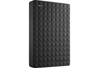 SEAGATE Expansion+ - Disque dur externe (HDD, 4 TB, Noir)