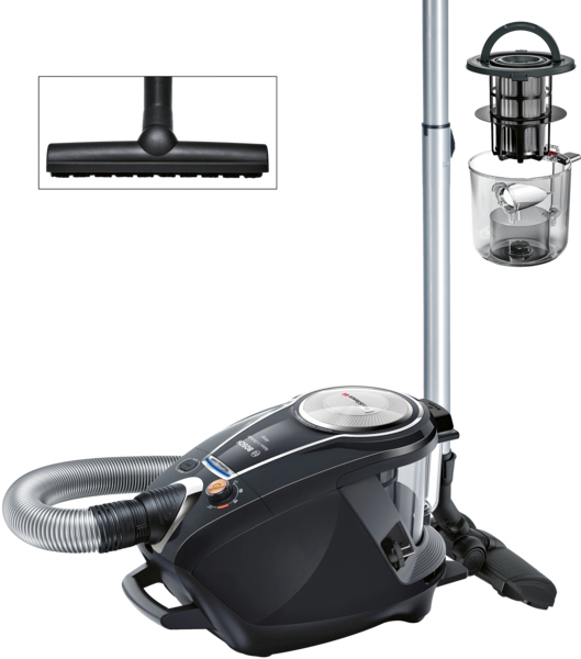 BOSCH Staubsauger ohne Beutel BodenBGS7MS64 Bodenstaubsauger ohne Beutel (maximale Leistung: 800 Watt, Schwarz)