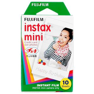 FUJIFILM Instax Mini 10 Pièces - Film instantané (Blanc)
